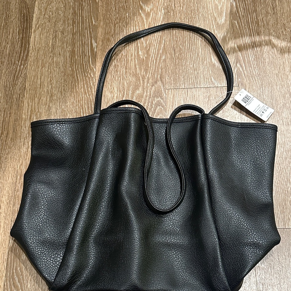 Elegant Black Tote Bag